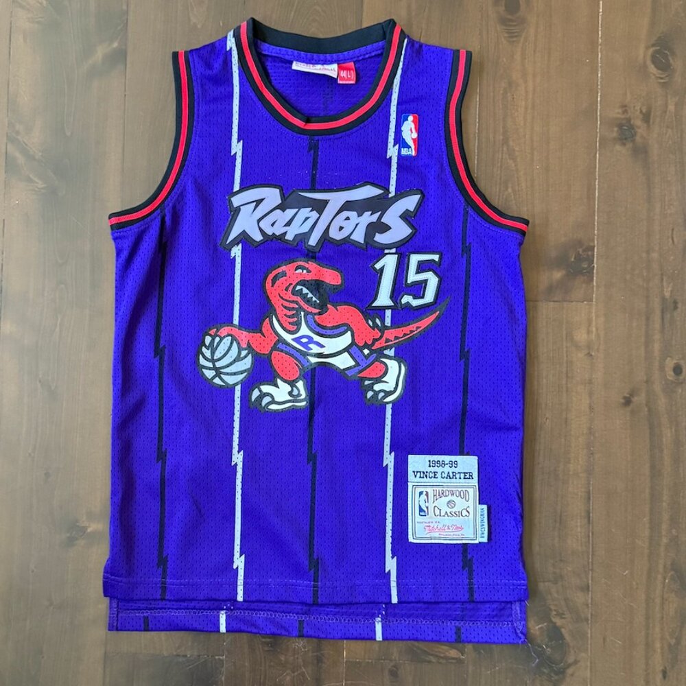 Like New Vince Carter Raptors Youth Jersey size Large